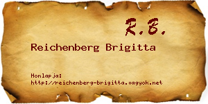 Reichenberg Brigitta névjegykártya